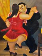 Fernando Botero  Olie werk  doek  Gesigneerd en Gedateerd, Ophalen