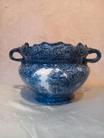 Villeroy en Boch blauwe bloempot, Ophalen of Verzenden