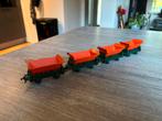 H0 Kiepwagens - Set van 4, Overige merken, Gebruikt, Gelijkstroom, Wagon