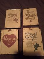 6x Decoratieve Tekstborden met Spreuken, Ophalen of Verzenden, Gebruikt