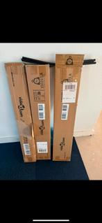 vidaXL Kamerscherm met 6 panelen 520x180 cm stof zwart, Ophalen, Zo goed als nieuw