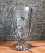 Antiek ca 1898 Wilhelmina mosterd glas Leerdam glas, Ophalen of Verzenden