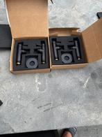 4x Hotbath Cobber hoekstopkraantjes 1/2 Mat Zwart Nieuw, Ophalen of Verzenden, Nieuw, Kraan