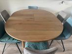 Uitschuifbare eettafel, Huis en Inrichting, Tafels | Eettafels, Ophalen, Gebruikt, Vijf personen of meer, Modern