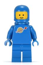 Lego Space Classic Space Minifig Blauw SP004, Gebruikt, Ophalen of Verzenden, Lego, Losse stenen