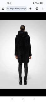 Mooie zwarte dames lammy leren reversible winter jas 40 L!, Kleding | Dames, Jassen | Winter, Ophalen of Verzenden, Zo goed als nieuw