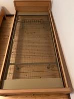 Beuken bed met auping spiraal, Ophalen, 90 cm, Eenpersoons, Zo goed als nieuw