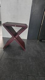 Inklapbare houten kruk, Ophalen, Gebruikt, Hout