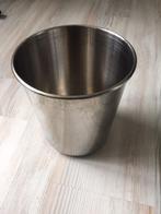 RVS wijnkoeler in zeer goede staat, 20 cm hoog diameter 19cm, Ophalen of Verzenden, Nieuw