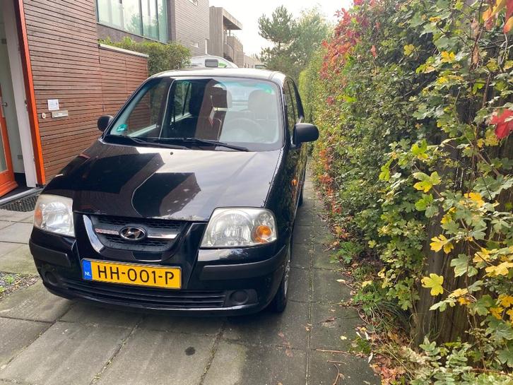 Hyundai Atos 1.1 2006 Zwart, Auto's, Hyundai, Particulier, Atos, Benzine, Euro 4, Hatchback, Handgeschakeld, Geïmporteerd, Zwart