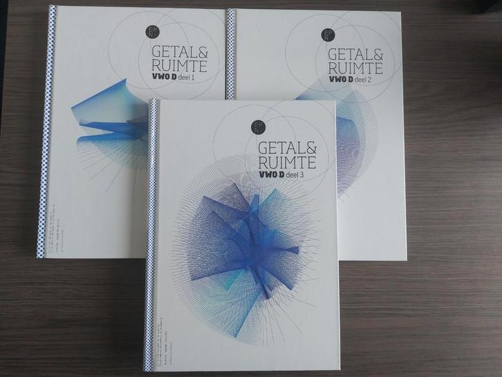 Getal en Ruimte - Vwo D deel 1, 2 en 3, Boeken, Schoolboeken, Gelezen, Wiskunde B, VWO, Ophalen