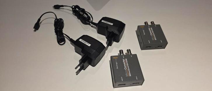 2x Blackmagic Micro Converter SDI/HDMI BiDirectional, Audio, Tv en Foto, Converters, Gebruikt, Ophalen of Verzenden