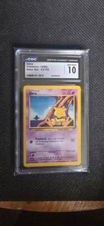 Abra Pokemon Base Set - CGC 10, Ophalen of Verzenden, Zo goed als nieuw, Losse kaart