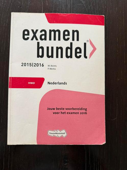 EXAMENBUNDEL 2015/2016 vwo Nederlands, Boeken, Schoolboeken, Gelezen, Nederlands, HAVO, Ophalen of Verzenden