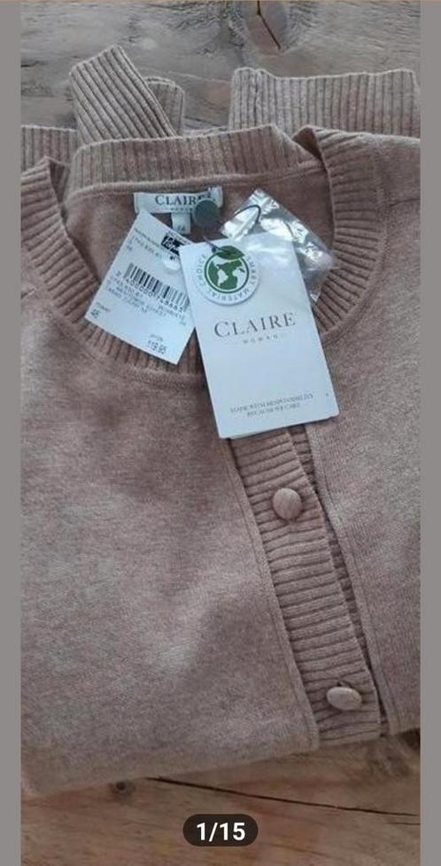 Claire Woman Model Chastity Vestje Nieuw maat 46, Kleding | Dames, Truien en Vesten, Nieuw, Maat 46/48 (XL) of groter, Beige, Ophalen of Verzenden