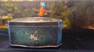 Vintage Pickwick Thee blik groen beschikbaar voor biedingen