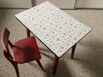 Vintage kindertafeltje met stoeltje, Ophalen, Gebruikt, Tafel(s) en Stoel(en)