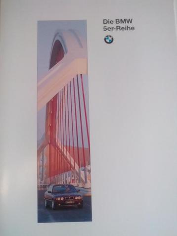 BMW 5 serie E34 Sedan & Touring brochure/folder 1994 / 1995 beschikbaar voor biedingen