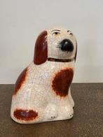 Staffordshire Porcelain Spaniel Dog engels, Verzamelen, Beelden en Beeldjes, Ophalen of Verzenden, Zo goed als nieuw