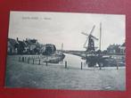 Dinteloord bij Steenbergen Haven met molen 1920, Ophalen of Verzenden, Voor 1920, Zuid-Holland