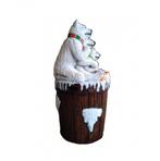 Bear Family Garbage Bin – Afvalbak Hoogte 118 cm, Huis en Inrichting, Ophalen, HorecaBeelden, Nieuw, HorecaBeelden