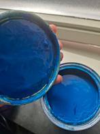 Muurverf Flexa blauw paars achtig, Doe-het-zelf en Verbouw, Verf, Beits en Lak, Gebruikt, Blauw, Ophalen of Verzenden, Verf
