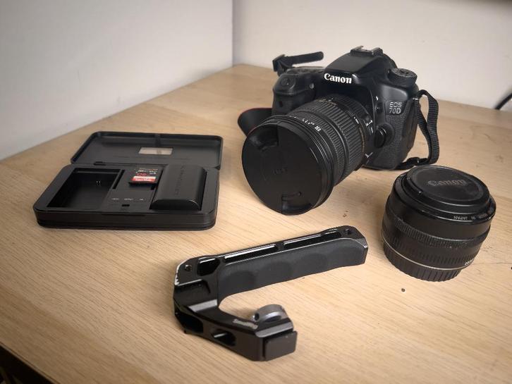 Canon 70D Starter Camera Set, Audio, Tv en Foto, Fotocamera's Digitaal, Gebruikt, Spiegelreflex, Canon, Geen optische zoom, Ophalen