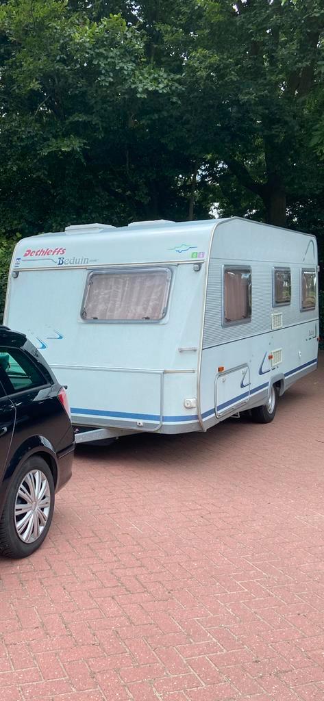 Dethleffs beduin 510 met mover voortent luifel en uitbouw, Caravans en Kamperen, Caravans, Particulier, tot en met 4, 1000 - 1250 kg