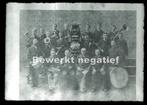 Boxmeer harmonie fanfare Amicitia in Arte oud glasnegatief, Verzenden, Voor 1940, Gebruikt, Overige onderwerpen