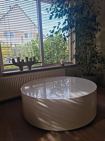 Ronde Goosens Salontafel - Wit