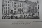 litho Gent Hotel de la Post Place d Armes Belgie Stroobant, Verzenden