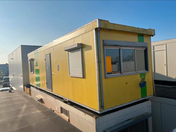 Kantoorunit / directiekeet / uitvoerderskeet | 10x3 meter, Zakelijke goederen, Machines en Bouw | Keten en Containers, Ophalen of Verzenden