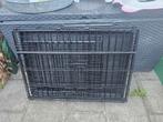 Bench zwart 76x48x54, Dieren en Toebehoren, Hondenhokken, Ophalen of Verzenden, Zo goed als nieuw, Minder dan 65 cm