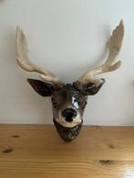 Jema Holland hertenkop van keramiek, Verzamelen, Ophalen, Hert, Gewei of Kop