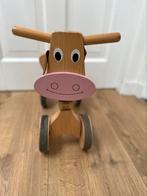 Houten loopfiets in de vorm van een koe (merk Scratch), Ophalen, Gebruikt, Rij- of Hobbelspeelgoed