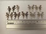 18 hangers elfje met bol, Sieraden, Tassen en Uiterlijk, Ophalen of Verzenden, Nieuw, Zilver, Overige materialen