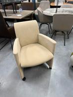 Leolux Quantissimo Stoel op wielen alcantara design stoel, Leolux, Ophalen of Verzenden, Zo goed als nieuw, Eén