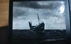 Vintage Foto Vissersboot in Storm, 1961, Ophalen of Verzenden