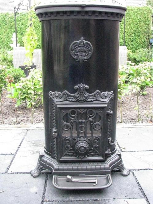 Zeer mooie grote Godin houtkachel kolen 10KW verwarmd 380m3!, Huis en Inrichting, Haarden, Zo goed als nieuw, Houthaard, Ophalen