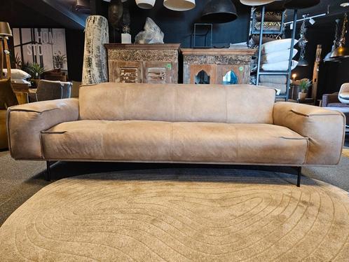 Leren bank WALKER africa leder het-anker opruiming, Huis en Inrichting, Banken | Sofa's en Chaises Longues, Nieuw, 75 tot 100 cm