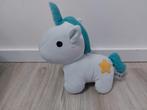 Knuffel take me home unicorn eenhoorn blauw L1257, Ophalen of Verzenden