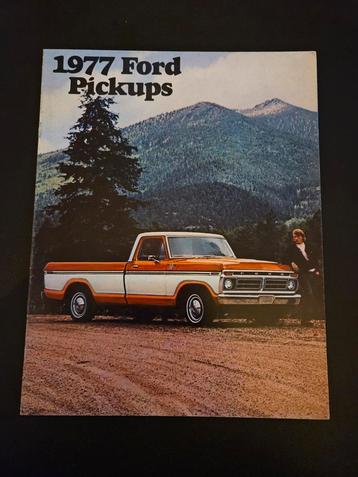 Brochure Ford Pickups 1977 USA  beschikbaar voor biedingen