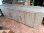 Houten Dressoir - Hardhout, Ophalen, 150 tot 200 cm, Modern, 25 tot 50 cm