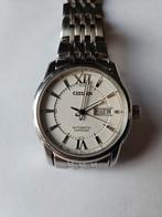 citizen gentelman automatic mechanical sapphire, Ophalen of Verzenden, Staal, Staal, Citizen