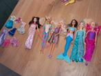 Te koop als nieuw 7st barbies incl eenhoorn, Ophalen of Verzenden, Zo goed als nieuw, Barbie