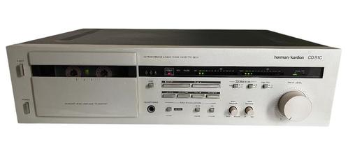 Harman Kardon cassettedeck CD 91C, Audio, Tv en Foto, Cassettedecks, Enkel, Overige merken, Tiptoetsen, Tape counter, Ophalen of Verzenden