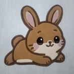 Handgemaakt vloerkleed konijntje - kinderkamer decoratie, Verzenden, Nieuw, Kleed of Kussen