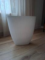 Grote witte bloempot - Adorno Brunssum, Ophalen, Overige materialen, Gebruikt, 40 cm of meer