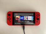 Nintendo switch limited mario edition, Ophalen, Zo goed als nieuw, Met 2 controllers, Switch Original