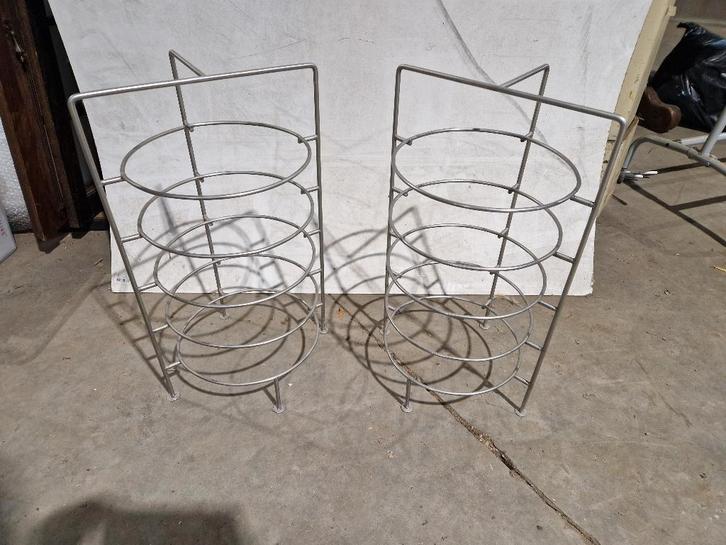 Rvs bordendrager voor 5 borden zgan, Huis en Inrichting, Keuken | Keukenbenodigdheden, Zo goed als nieuw, Ophalen of Verzenden